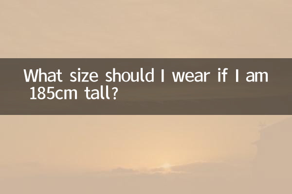 Qual tamanho devo usar se tiver 185 cm de altura?