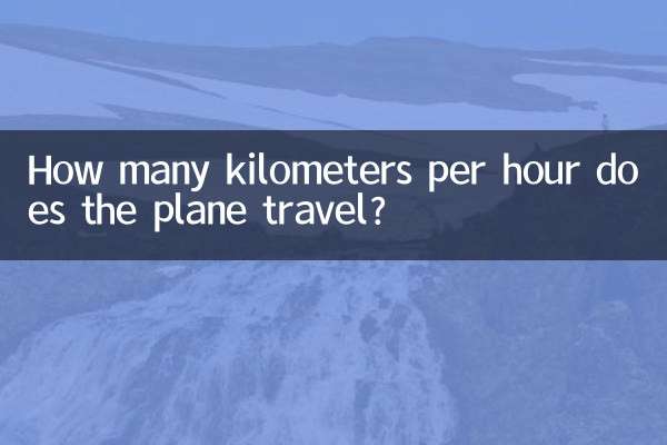 Wie viele Kilometer pro Stunde fliegt das Flugzeug?