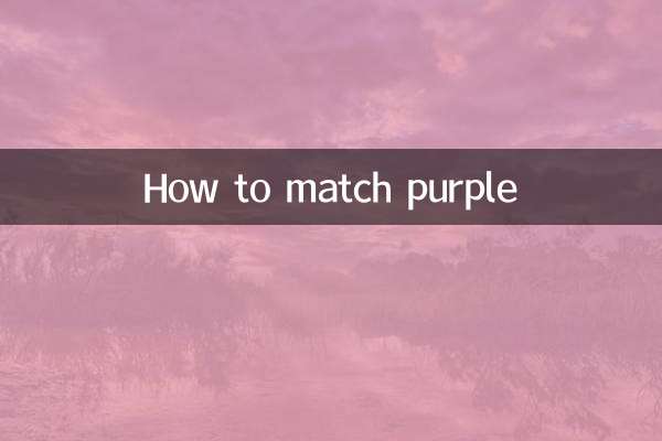 So kombinieren Sie Lila