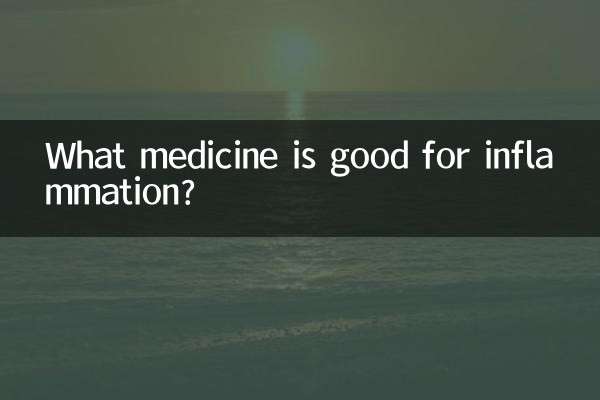 Welches Medikament ist gut gegen Entzündungen?