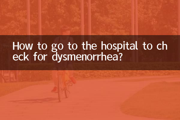 Come andare in ospedale per verificare la dismenorrea?