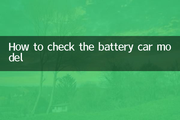 怎么看电瓶车型号