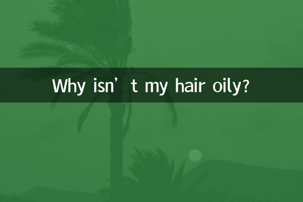 Perché i miei capelli non sono grassi?