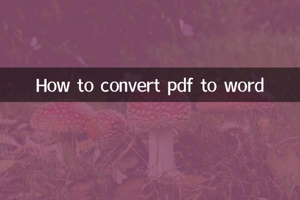 Come convertire pdf in word