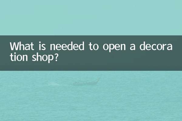 O que é necessário para abrir uma loja de decoração?