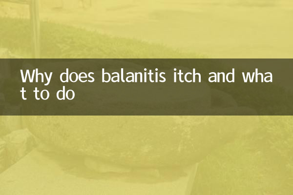 Why does balanitis itch and what to do