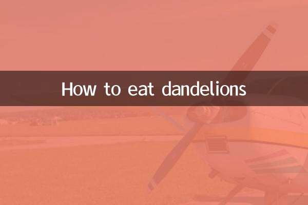 কিভাবে dandelions খেতে