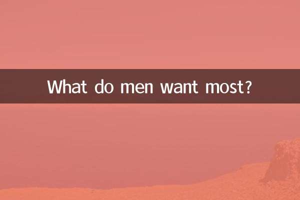 ¿Qué es lo que más quieren los hombres?
