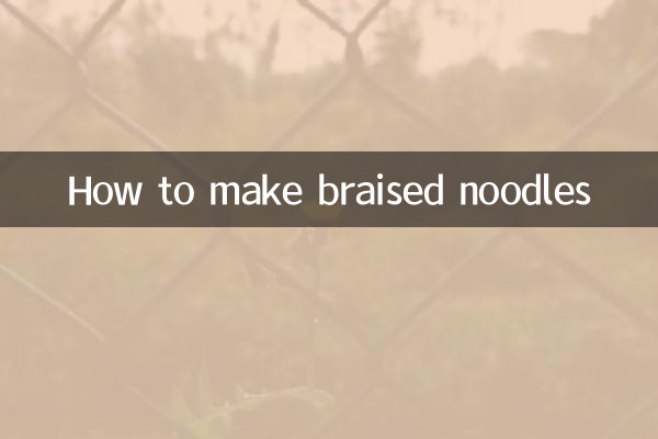 Cómo hacer fideos estofados