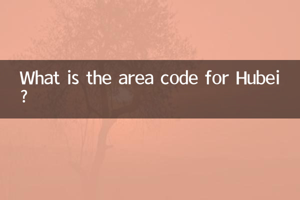 Wie lautet die Vorwahl für Hubei?