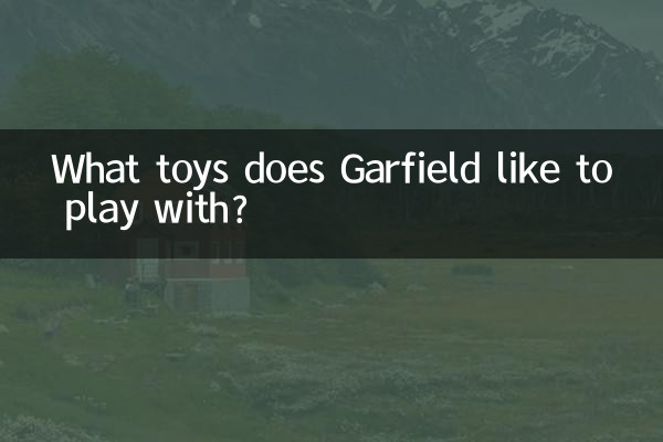 Con quali giocattoli piace giocare a Garfield?