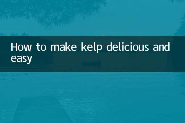 Como fazer algas deliciosas e fáceis