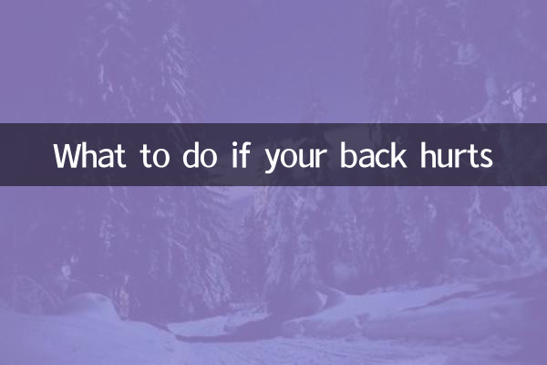 Cosa fare se ti fa male la schiena