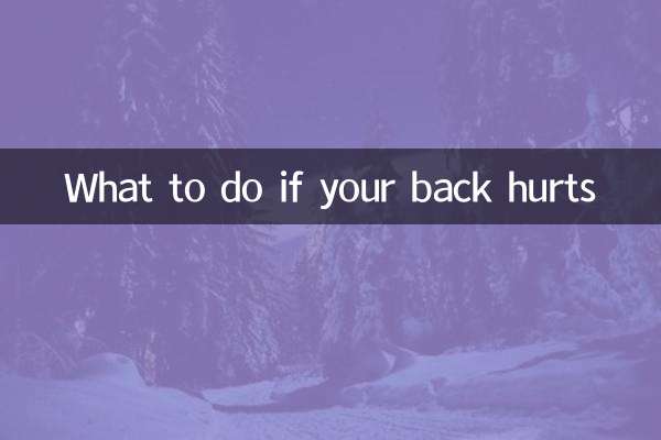Cosa fare se ti fa male la schiena