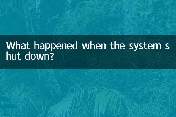 সিস্টেম বন্ধ হলে কি ঘটেছে?