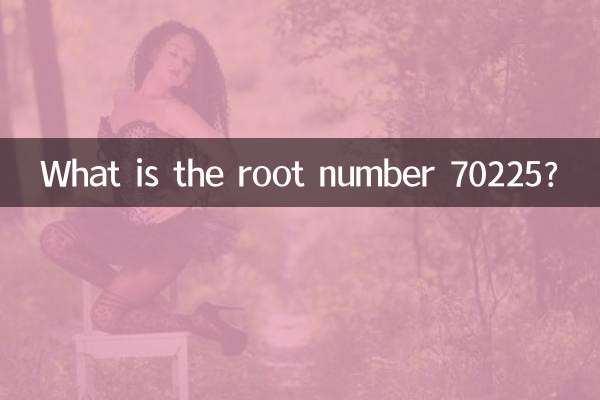 Что такое корень числа 70225?