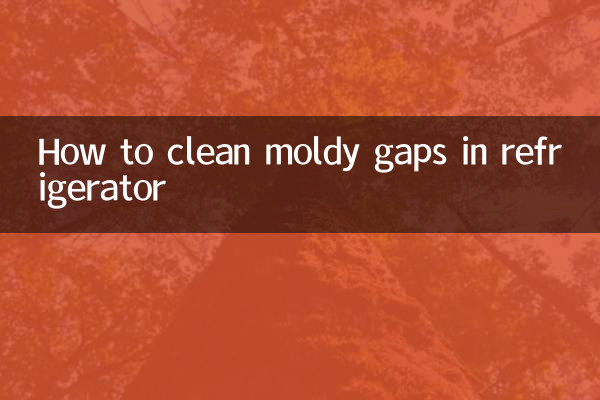 Come pulire gli spazi ammuffiti nel frigorifero