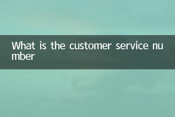 What is the customer service number