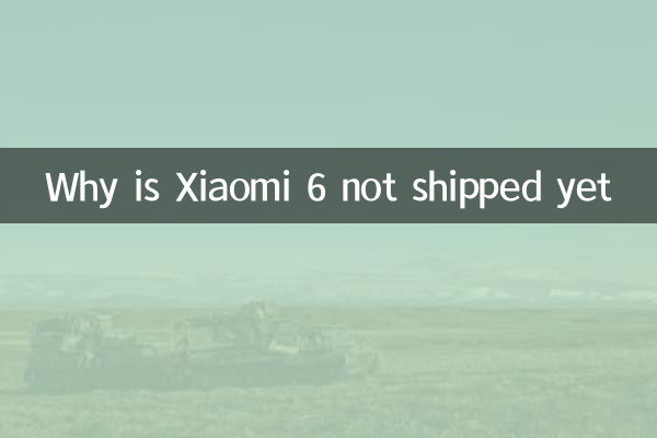 Warum wird Xiaomi 6 noch nicht versendet?