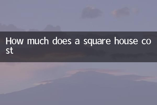 ¿Cuánto cuesta una casa cuadrada?