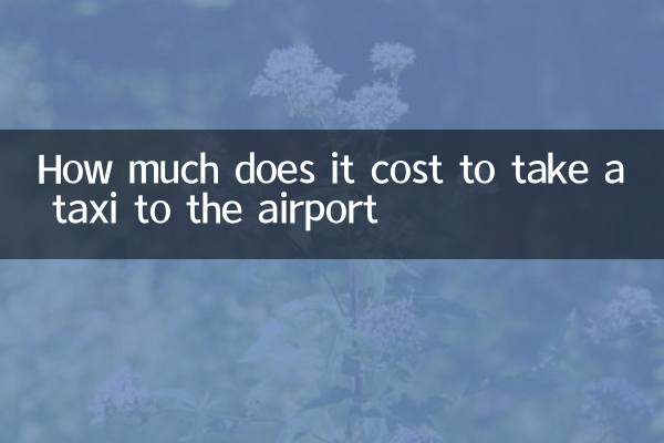 Wie viel kostet es, ein Taxi zum Flughafen zu bringen?