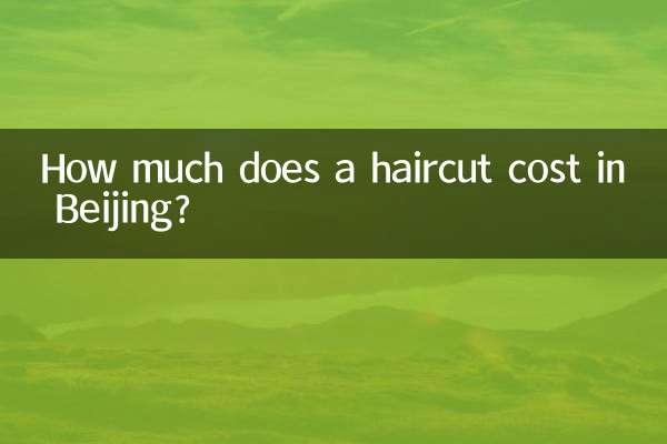 How much does a haircut cost in Beijing?