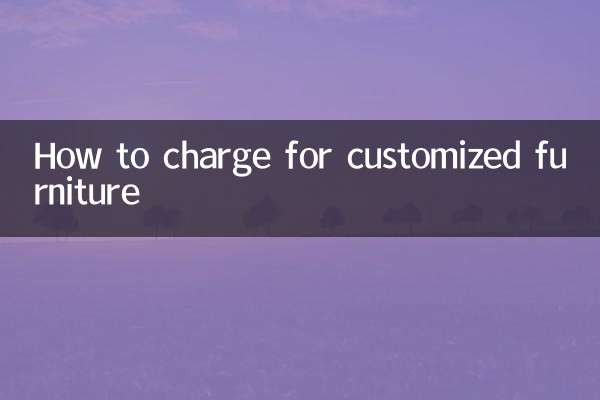 How to charge for customized furniture