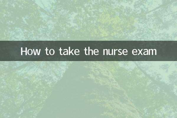 How to take the nurse exam
