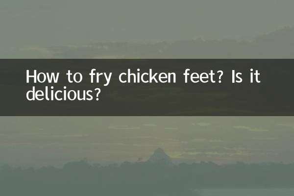 Como fritar pés de frango? É delicioso?