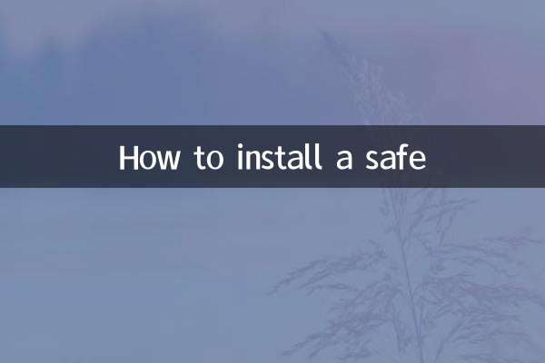 Como instalar um cofre