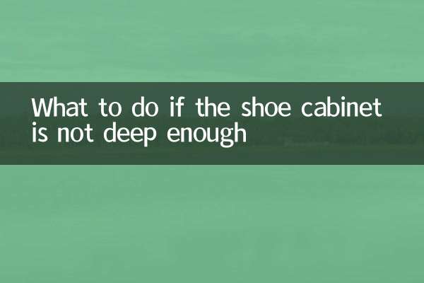اگر کابینت کفش به اندازه کافی عمیق نباشد چه باید کرد؟