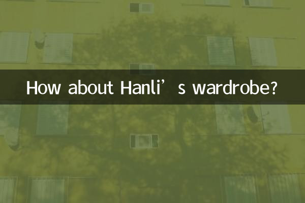 Wie wäre es mit Hanlis Garderobe?
