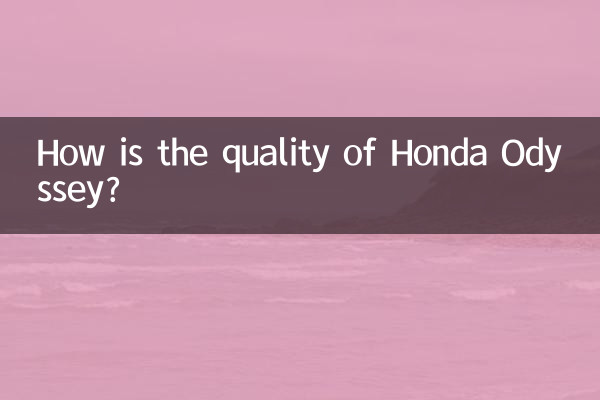 Wie ist die Qualität des Honda Odyssey?