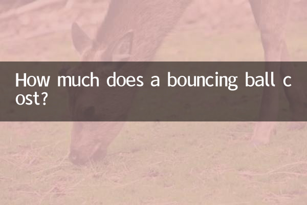 Combien coûte une balle rebondissante ?