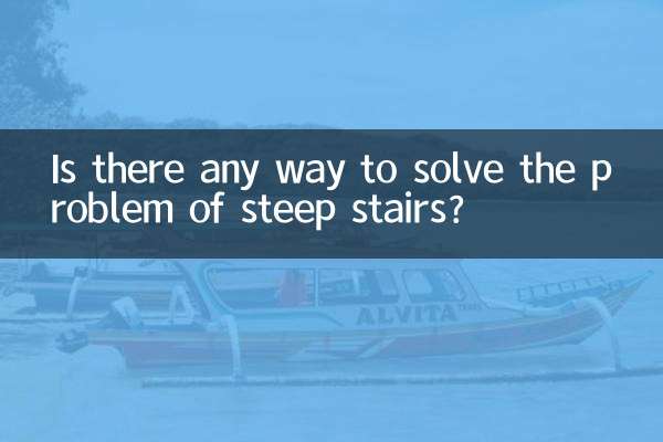Is there any way to solve the problem of steep stairs?