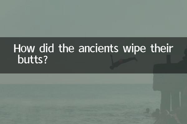 Comment les anciens s’essuyaient-ils les fesses ?