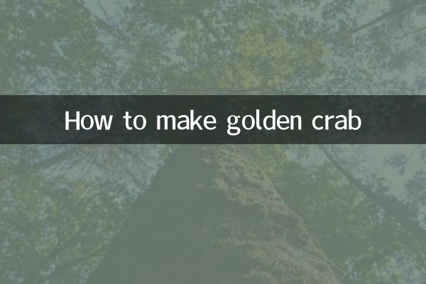 Como fazer caranguejo dourado