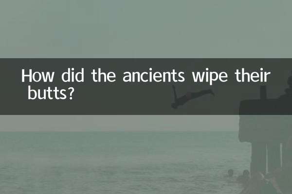 Comment les anciens s’essuyaient-ils les fesses ?