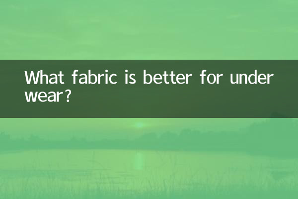 Какая ткань лучше для нижнего белья?