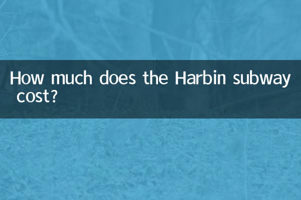 Combien coûte le métro de Harbin ?