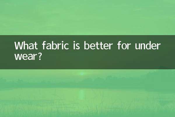 Какая ткань лучше для нижнего белья?