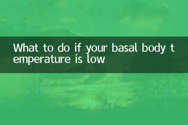 यदि आपके शरीर का बेसल तापमान कम है तो क्या करें?