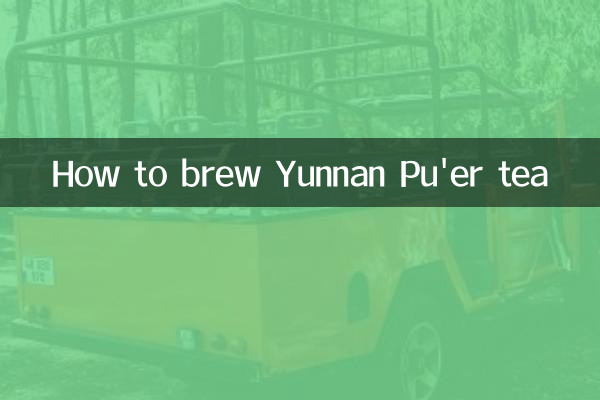 How to brew Yunnan Pu'er tea