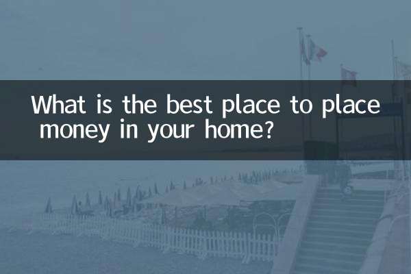 What is the best place to place money in your home?