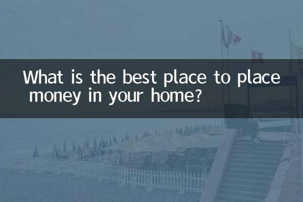 What is the best place to place money in your home?