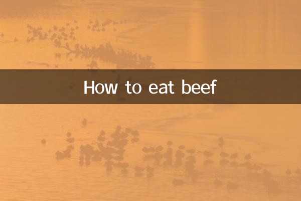 Como comer carne de res