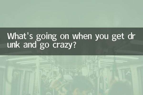 ¿Qué pasa cuando te emborrachas y te vuelves loco?