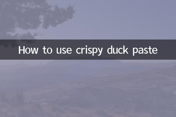 نحوه استفاده از خمیر اردک ترد