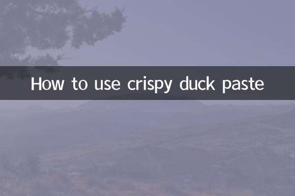 نحوه استفاده از خمیر اردک ترد