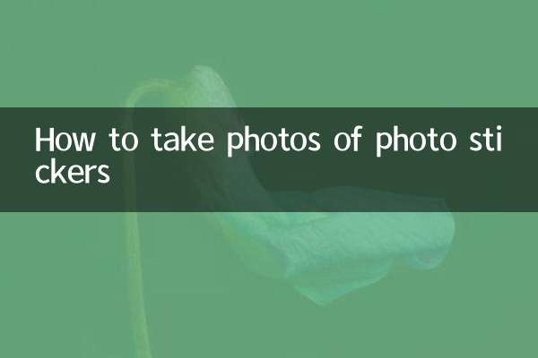 Cómo tomar fotografías de pegatinas fotográficas